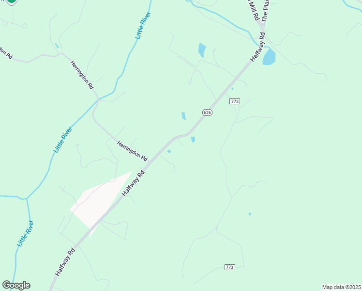 map of restaurants, bars, coffee shops, grocery stores, and more near 3489 Halfway Road in The Plains