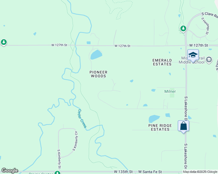 map of restaurants, bars, coffee shops, grocery stores, and more near 12970 Wild Rose Lane in Olathe