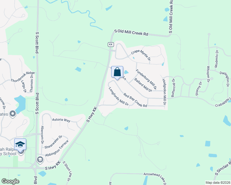 map of restaurants, bars, coffee shops, grocery stores, and more near 3503 Longfords Mill Drive in Columbia
