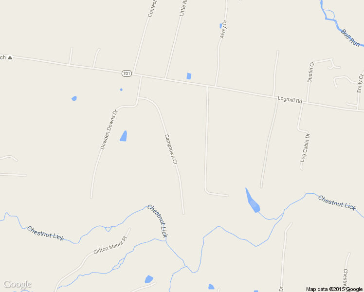 map of restaurants, bars, coffee shops, grocery stores, and more near 2901 Camptown Court in Haymarket