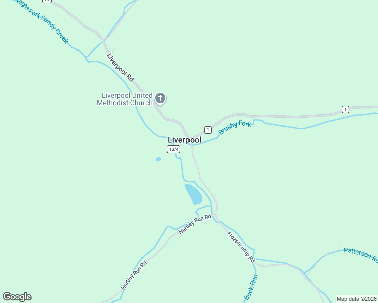 map of restaurants, bars, coffee shops, grocery stores, and more near County Road 13/4 in LeRoy