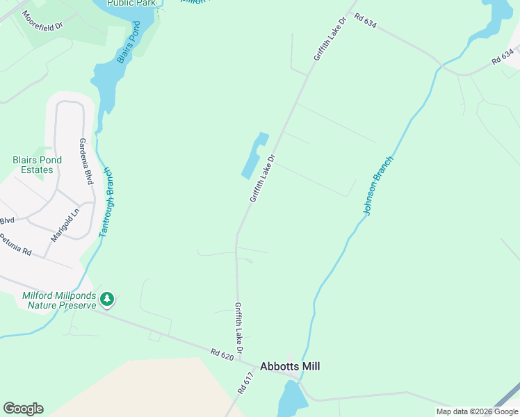 map of restaurants, bars, coffee shops, grocery stores, and more near 6541 Griffith Lake Drive in Milford