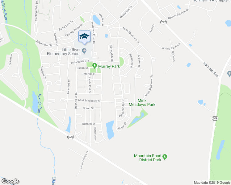 map of restaurants, bars, coffee shops, grocery stores, and more near 26112 Nimbleton Square in Chantilly