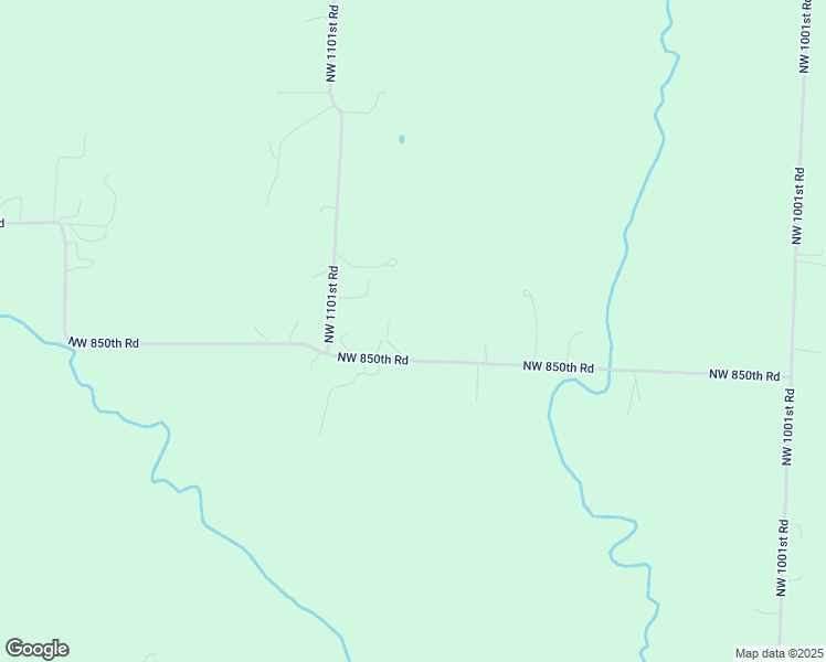 map of restaurants, bars, coffee shops, grocery stores, and more near 1087 Northwest 850th Road in Odessa