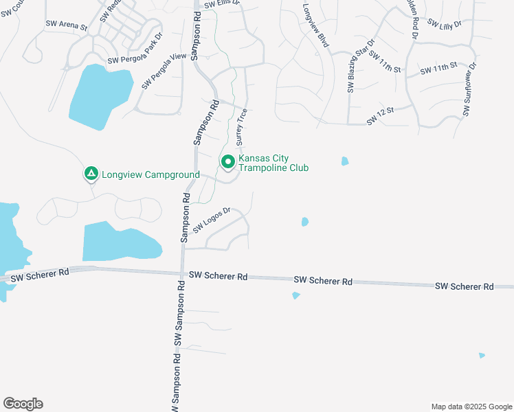 map of restaurants, bars, coffee shops, grocery stores, and more near 1408 Southwest Antiquity Drive in Lee's Summit