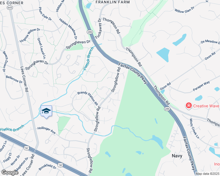 map of restaurants, bars, coffee shops, grocery stores, and more near 13210 Custom House Court in Fairfax