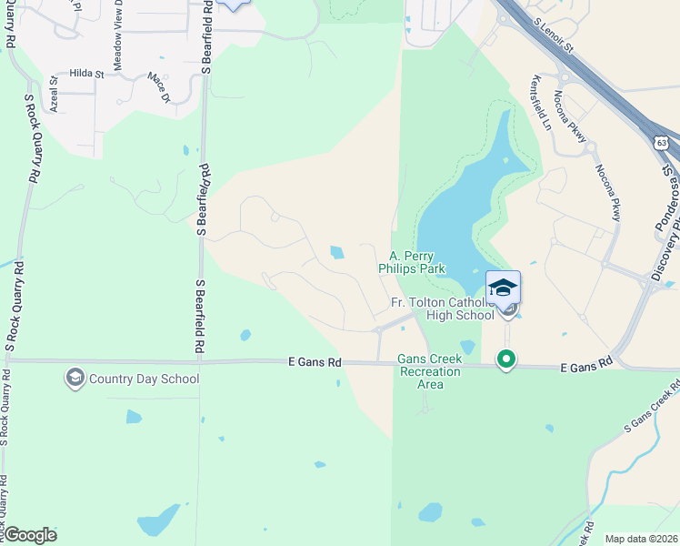 map of restaurants, bars, coffee shops, grocery stores, and more near 2710 Rutherford Drive in Columbia