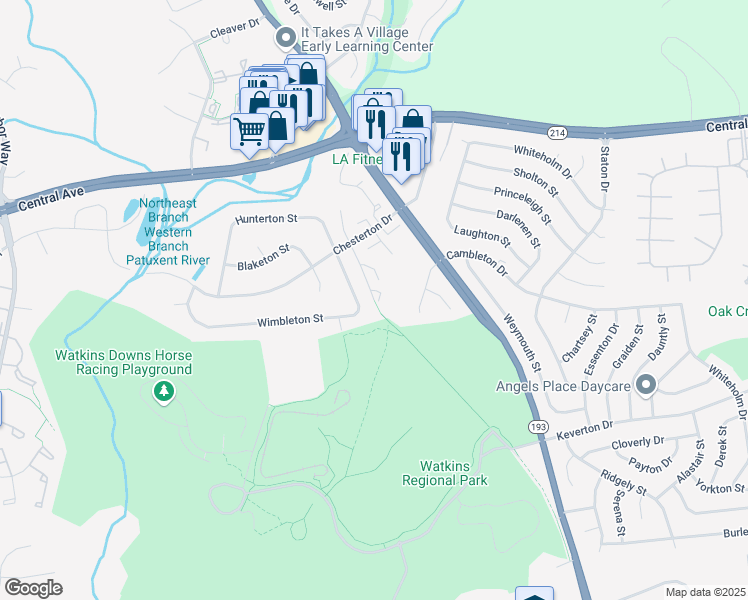 map of restaurants, bars, coffee shops, grocery stores, and more near 146 Old Enterprise Road in Kettering