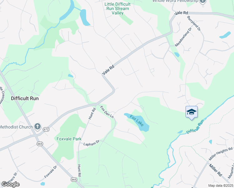 map of restaurants, bars, coffee shops, grocery stores, and more near 11341 State Route 672 in Oakton