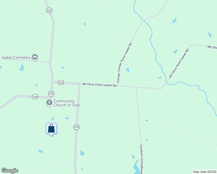 map of restaurants, bars, coffee shops, grocery stores, and more near 1703 Swngs Corner Pt Isab Road in Bethel