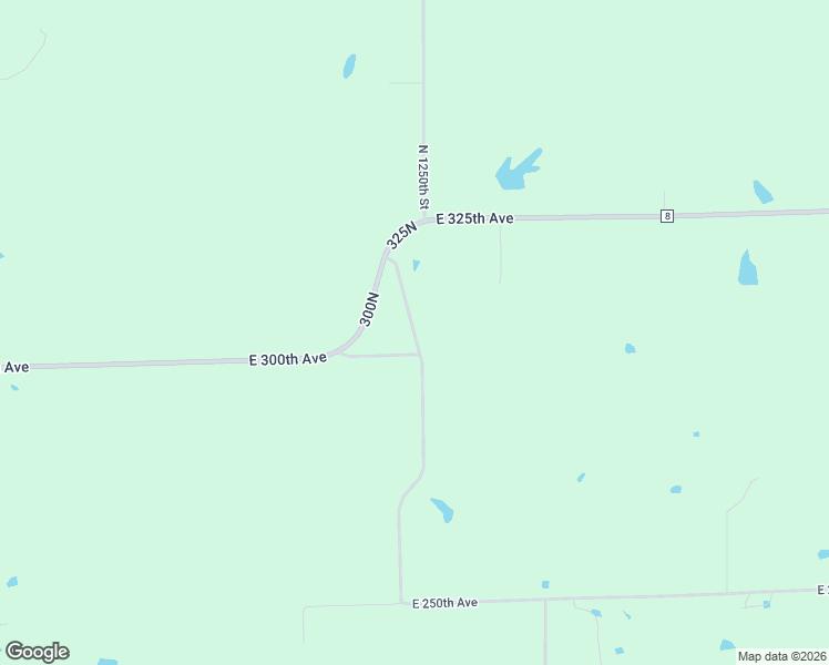 map of restaurants, bars, coffee shops, grocery stores, and more near 2500-2998 North 1250th Street in Flat Rock