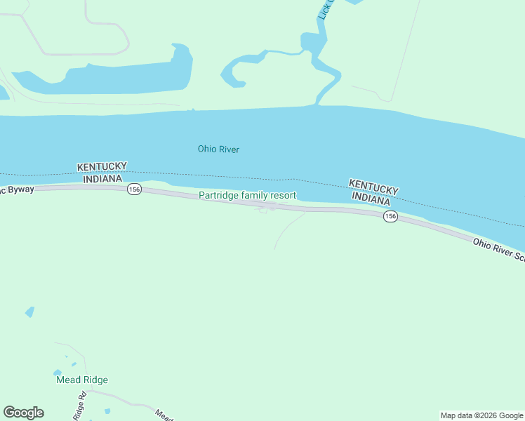 map of restaurants, bars, coffee shops, grocery stores, and more near 14832 Indiana 156 in Patriot