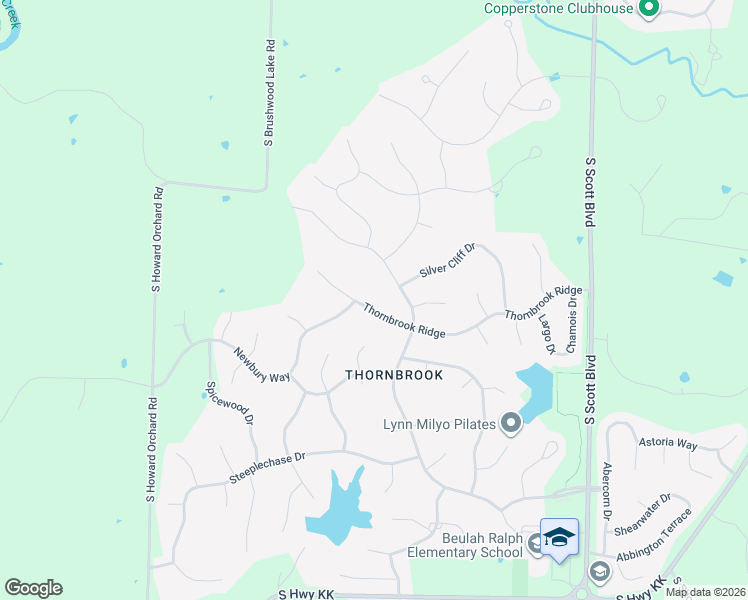 map of restaurants, bars, coffee shops, grocery stores, and more near 4919 Thornbrook Ridge in Columbia