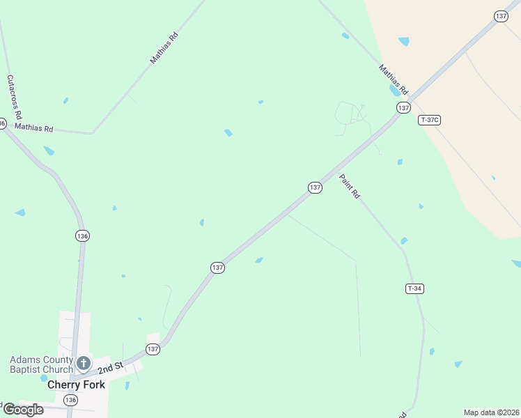 map of restaurants, bars, coffee shops, grocery stores, and more near 926 Ohio 137 in Winchester