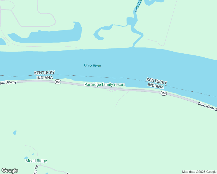 map of restaurants, bars, coffee shops, grocery stores, and more near 14832 Indiana 156 in Patriot