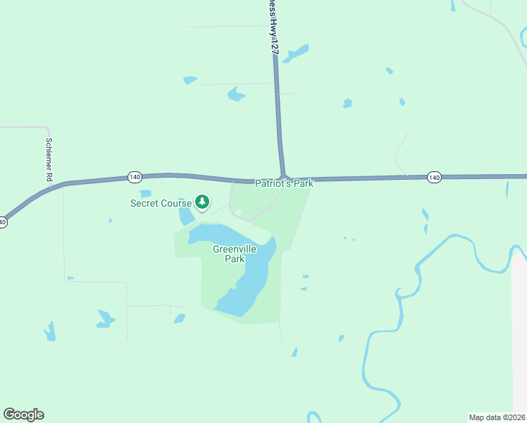 map of restaurants, bars, coffee shops, grocery stores, and more near Patriot's Park in Greenville