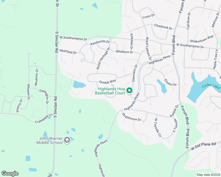 map of restaurants, bars, coffee shops, grocery stores, and more near 1702 Dunhill Way in Columbia