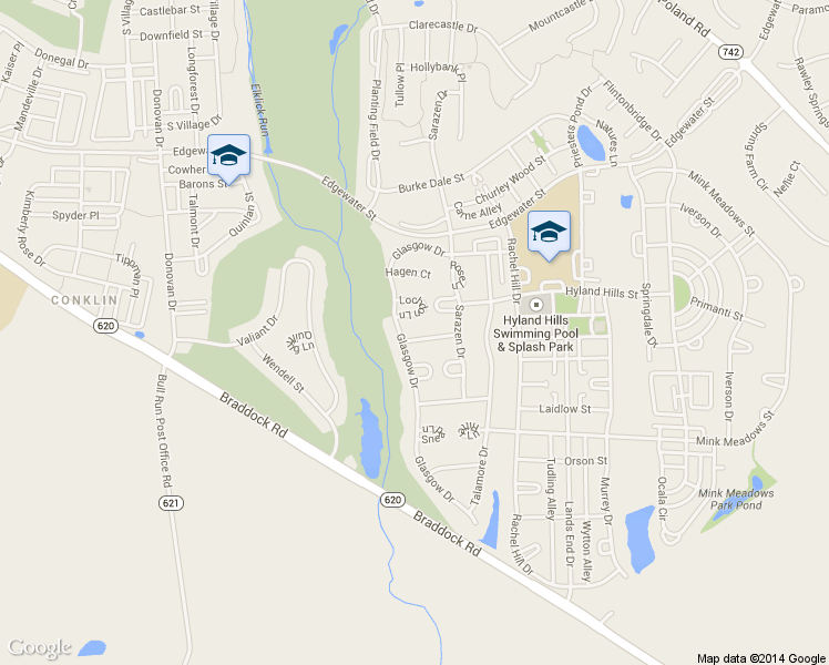map of restaurants, bars, coffee shops, grocery stores, and more near 43314 Longleaf Street in Chantilly