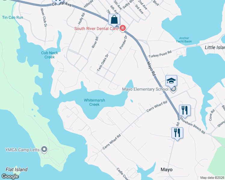 map of restaurants, bars, coffee shops, grocery stores, and more near 3893 Cotter Drive in Edgewater