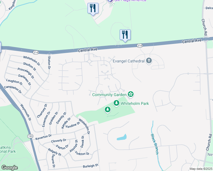 map of restaurants, bars, coffee shops, grocery stores, and more near 300 Bathurst Street in Upper Marlboro
