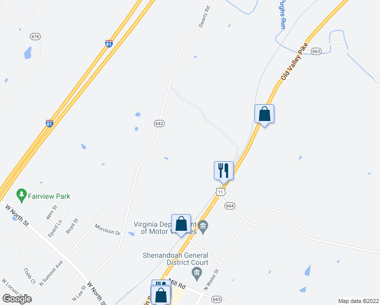 map of restaurants, bars, coffee shops, grocery stores, and more near in Woodstock