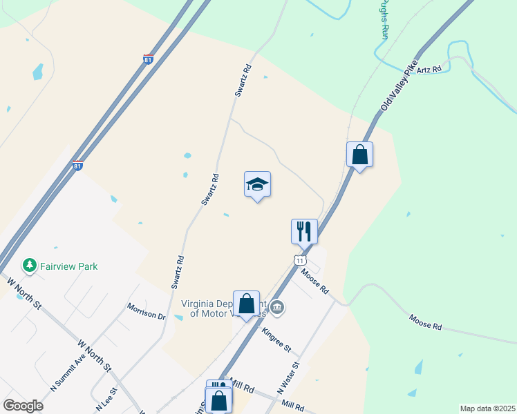 map of restaurants, bars, coffee shops, grocery stores, and more near in Woodstock