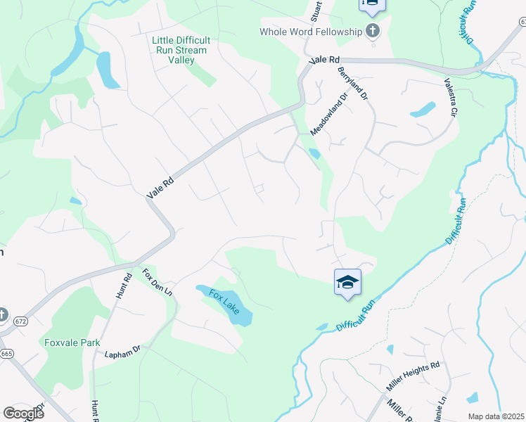 map of restaurants, bars, coffee shops, grocery stores, and more near 2716 Silkwood Court in Oakton