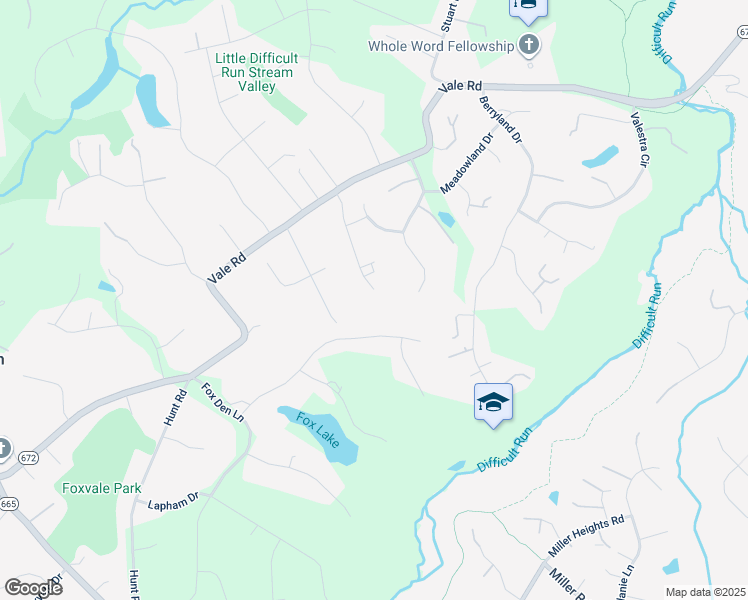 map of restaurants, bars, coffee shops, grocery stores, and more near 2716 Silkwood Court in Oakton