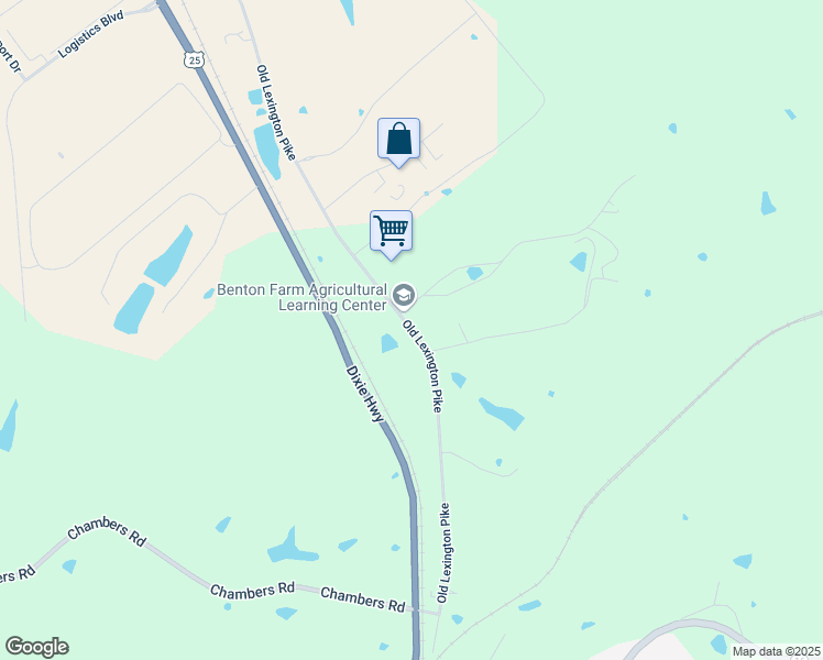 map of restaurants, bars, coffee shops, grocery stores, and more near 11952 Old Lexington Pike in Walton