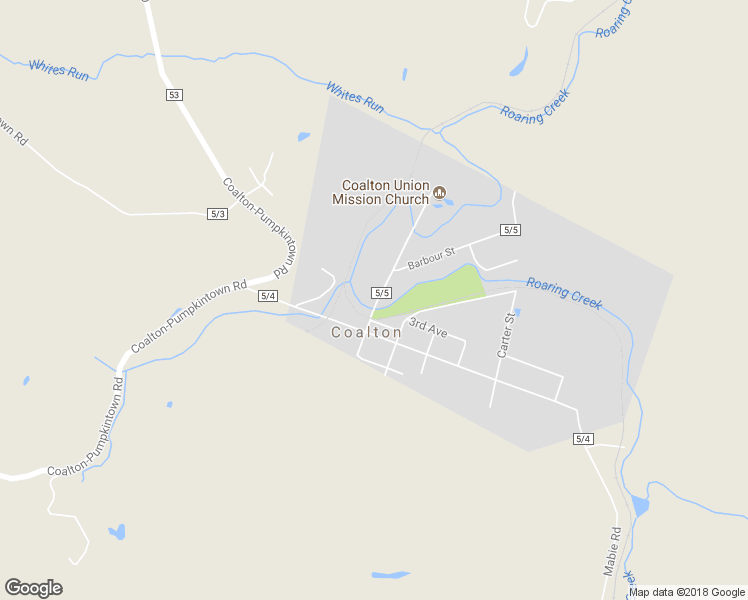 map of restaurants, bars, coffee shops, grocery stores, and more near 2 Randolph Avenue in Coalton