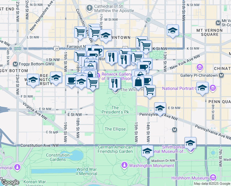 1600 Pennsylvania Avenue Northwest, Washington D.C. DC Walk Score