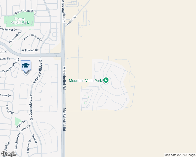 map of restaurants, bars, coffee shops, grocery stores, and more near 4615 Gneiss Loop in Colorado Springs