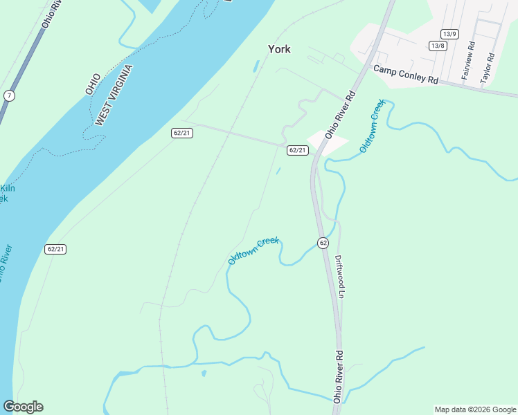 map of restaurants, bars, coffee shops, grocery stores, and more near 351 Ohio River Road in Point Pleasant