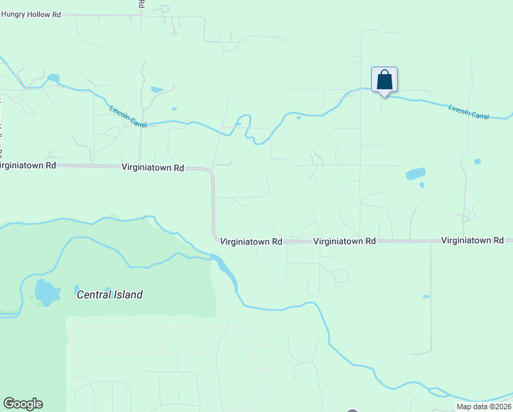 map of restaurants, bars, coffee shops, grocery stores, and more near 1935 Virginiatown Road in Lincoln