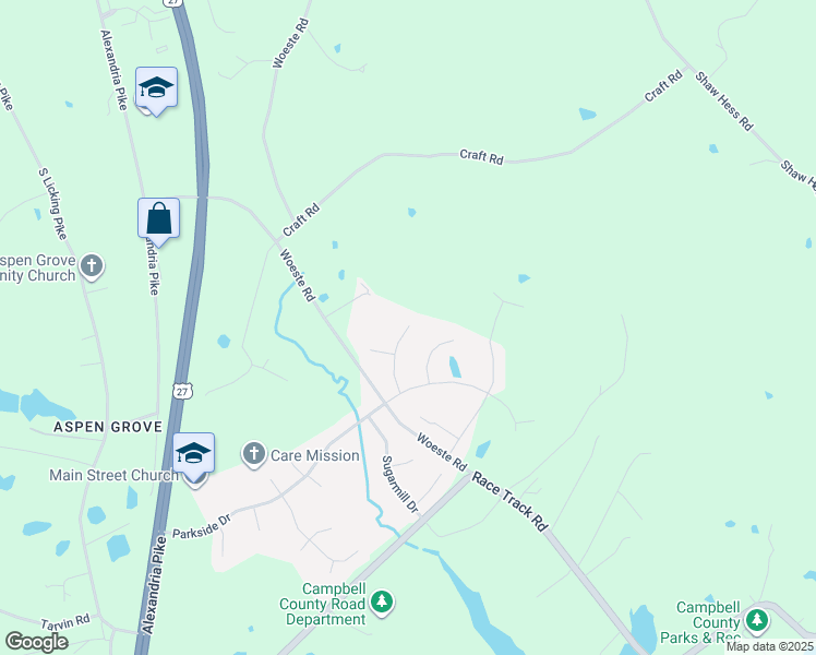 map of restaurants, bars, coffee shops, grocery stores, and more near 11007 Hayfield Drive in Alexandria