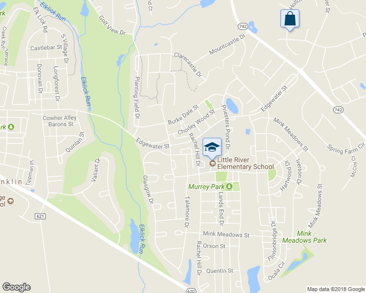 map of restaurants, bars, coffee shops, grocery stores, and more near 43401 Edgewater Street in Chantilly