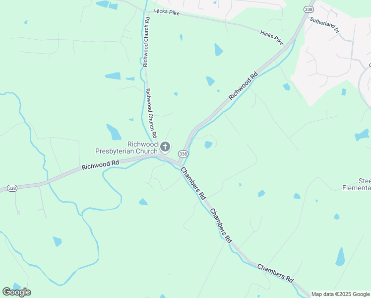 map of restaurants, bars, coffee shops, grocery stores, and more near 931 Richwood Road in Walton