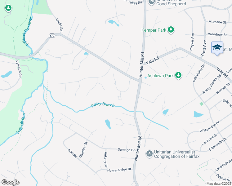 map of restaurants, bars, coffee shops, grocery stores, and more near 2621 Sledding Hill Road in Oakton