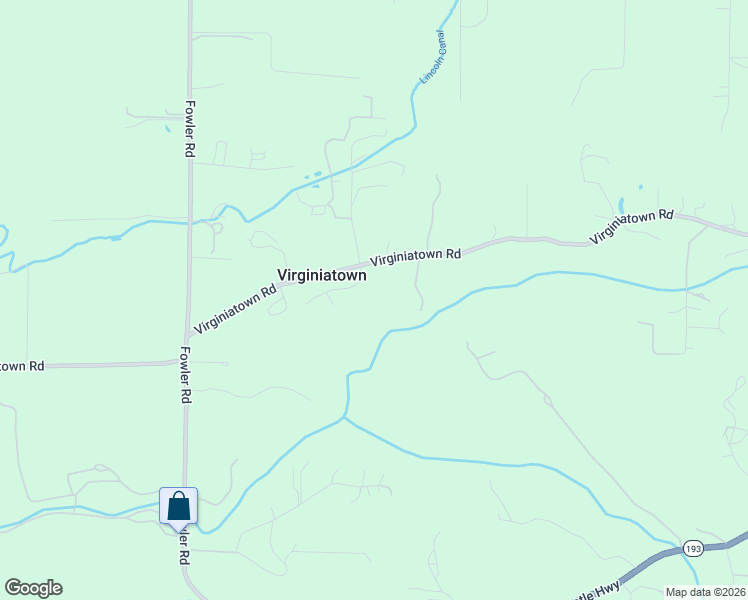 map of restaurants, bars, coffee shops, grocery stores, and more near 4888 Virginiatown Road in Newcastle