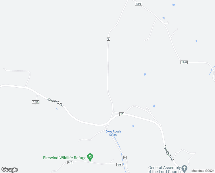 map of restaurants, bars, coffee shops, grocery stores, and more near Broad Run to Vernon Church in Letart