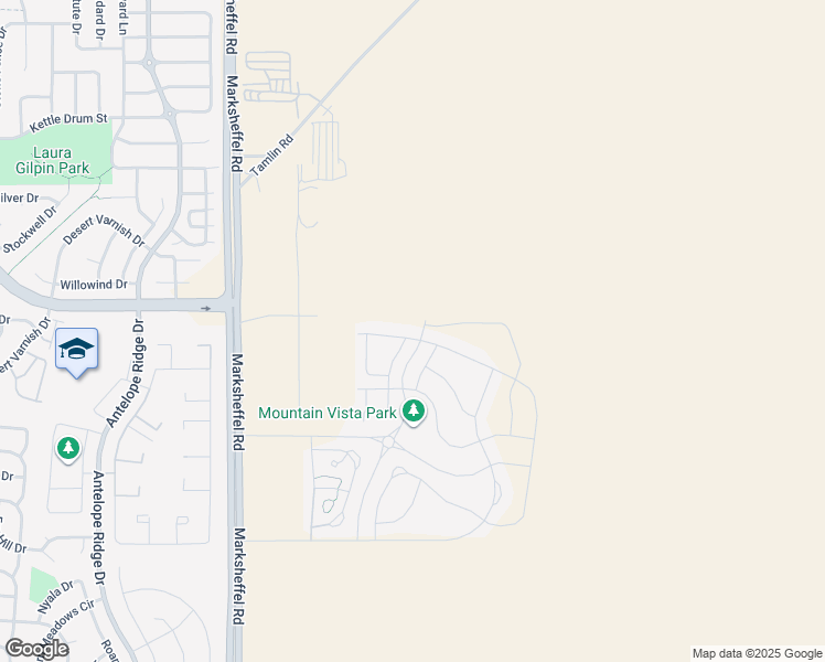 map of restaurants, bars, coffee shops, grocery stores, and more near 4384 Gneiss Loop in Colorado Springs