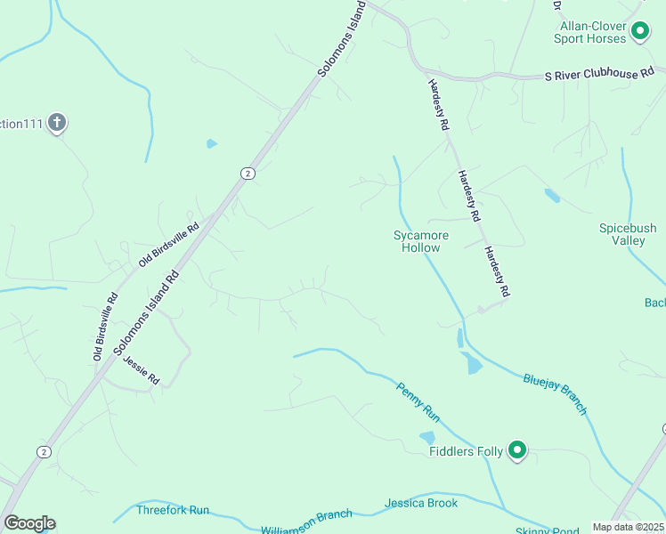 map of restaurants, bars, coffee shops, grocery stores, and more near 114 Jordan Taylor Lane in Harwood