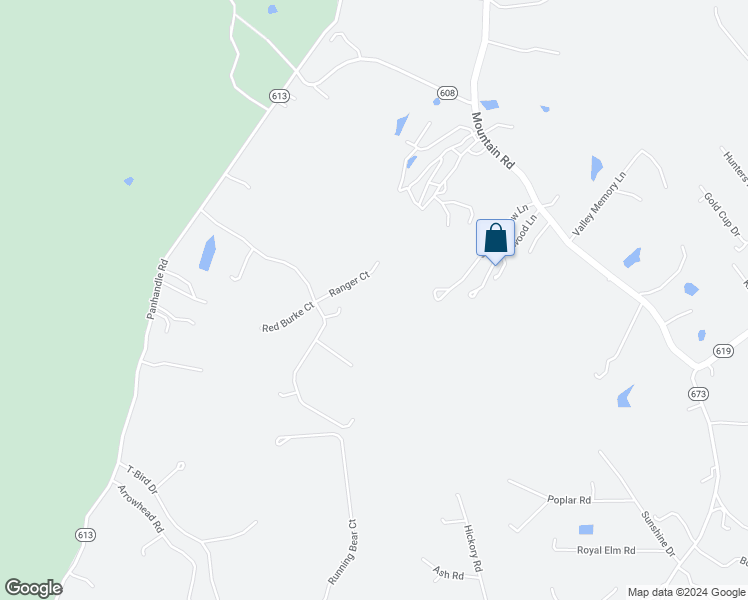 map of restaurants, bars, coffee shops, grocery stores, and more near 120 Ranger Court in Front Royal