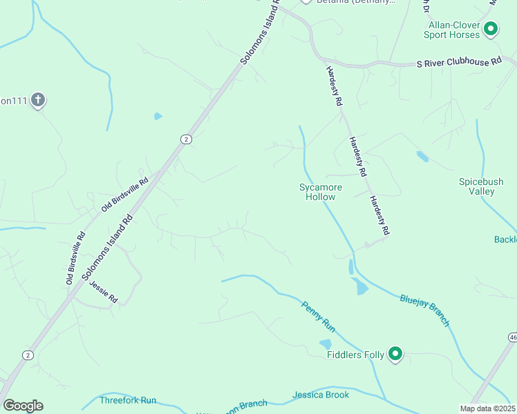 map of restaurants, bars, coffee shops, grocery stores, and more near 114 Jordan Taylor Lane in Harwood