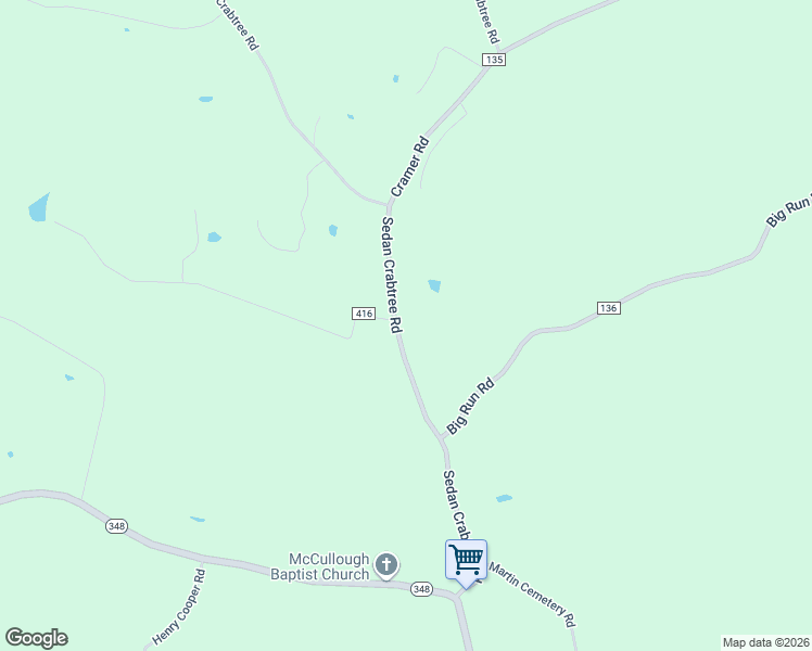 map of restaurants, bars, coffee shops, grocery stores, and more near 646 Sedan Crabtree Road in Lucasville