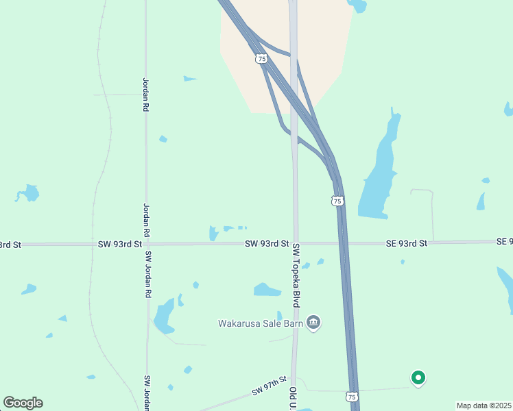 map of restaurants, bars, coffee shops, grocery stores, and more near 148 Southwest 93rd Street in Wakarusa