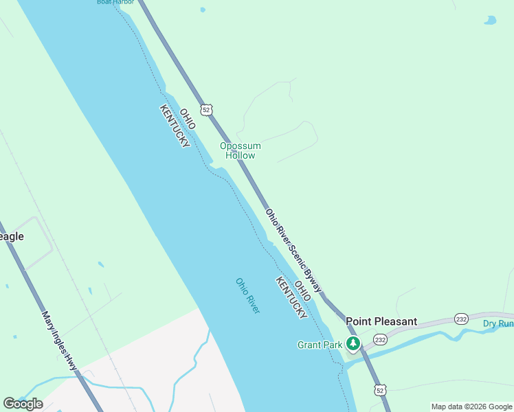 map of restaurants, bars, coffee shops, grocery stores, and more near 1502 U.S. 52 in New Richmond