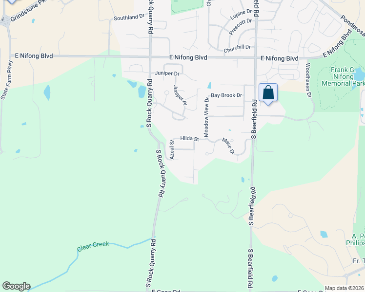 map of restaurants, bars, coffee shops, grocery stores, and more near 2010 Cecil Street in Columbia