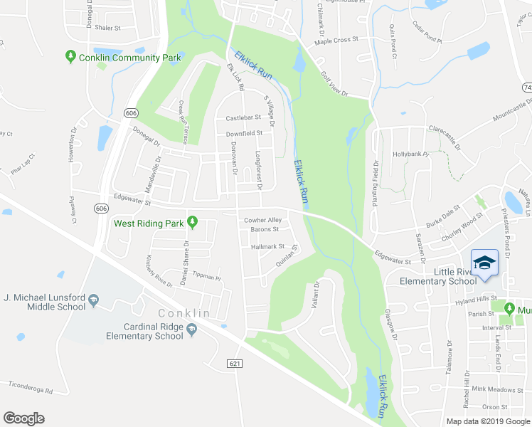 map of restaurants, bars, coffee shops, grocery stores, and more near 43085 Edgewater Street in Chantilly
