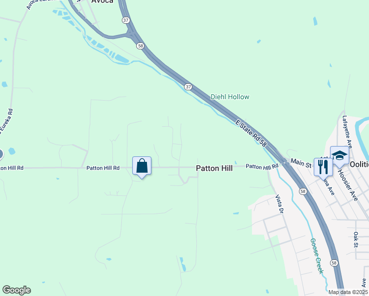 map of restaurants, bars, coffee shops, grocery stores, and more near Wood Cliff Estate Road in Bedford